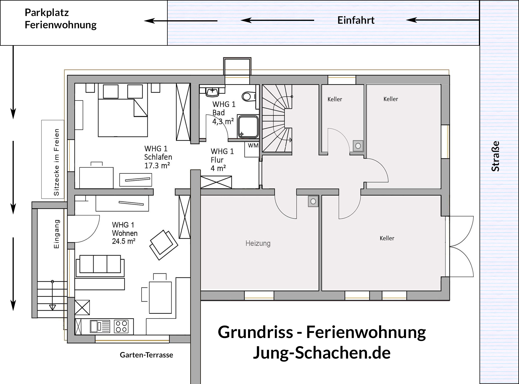 Grundriss Ferienwohnung Jung-Schachen.de